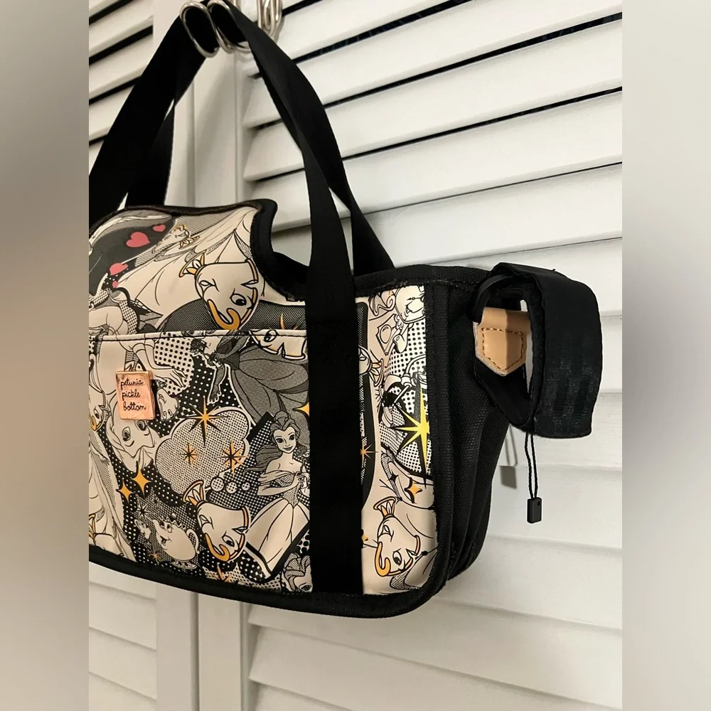 Petunia Pickle Bottom Disney Beauty and the Beast Wander Stroller Caddy - Picture 8 of 11